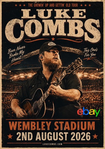 Luke combs wembley - wembley, august