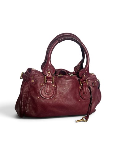 Chloé paddington bag bordeaux - paddington,