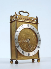 VINTAGE KIENZLE MESSING TISCHUHR KAMINUHR UHR QUARTZ