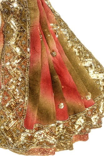 Dupatta schal vintage indisch - dupatta,