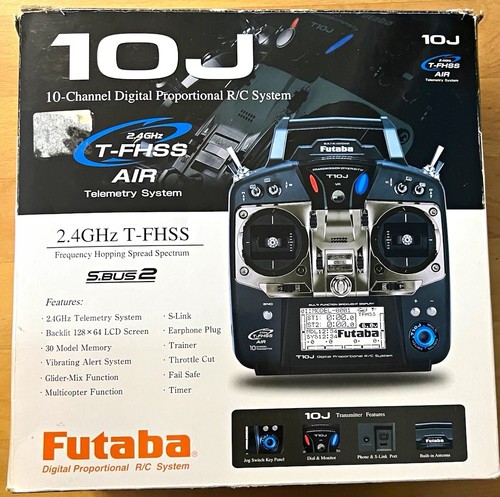 Futaba t10j kanal 4ghz - futaba, 2,4ghz