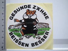 Aufkleber Sticker Gesunde Zähne (5535)
