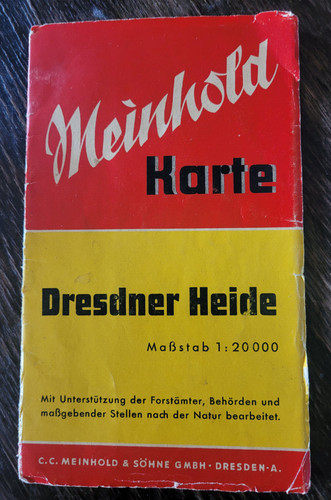 Meinhold karte dresdner heide - karte,