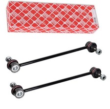 2x FEBI KOPPELSTANGE Stabi vorne passend für FORD FIESTA 6 B-MAX MAZDA 2