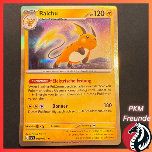 Raichu 019 091 played - 019/091, 🟡played