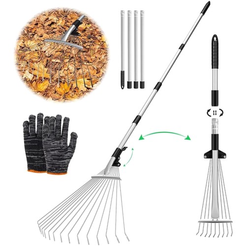 Laubrechen verstellbar 215cm - verstellbar,