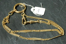 Alte goldene Taschenuhrkette