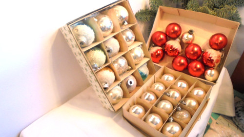 Antike christbaumkugeln - antike,