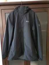 Herren Outdoor Jacke mit Kaputze Jack Wolfskin Gr. XXXL schwarz neuwertig