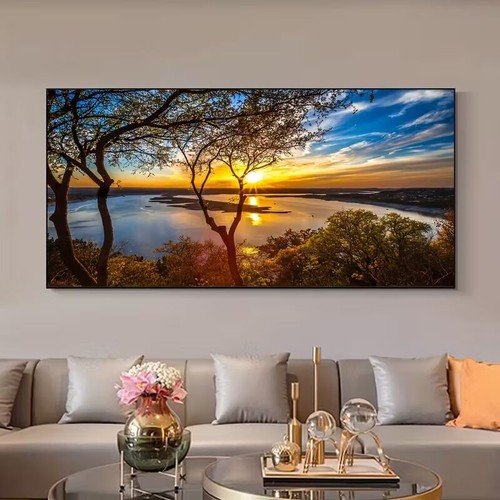 Leinwanddruck seenlandschaft - leinwanddruck,