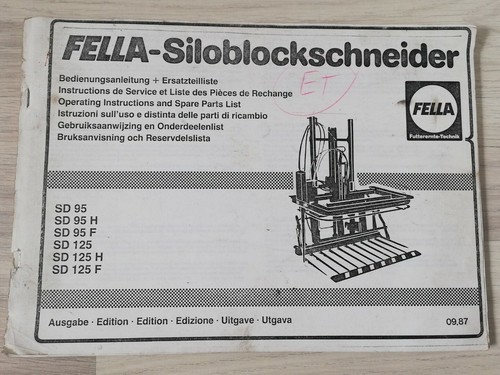 Fella siloblockschneider sd95 - siloblockschneider,