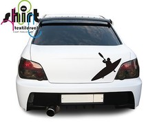 A 588 - Kajak Kanu Wildwasser Paddeln Aufkleber  Autoaufkleber KFZ Sticker 