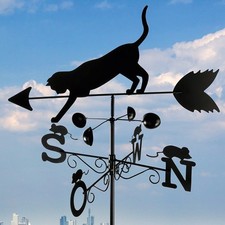 WENKO Wetterfahne Katze 