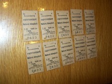 Fahrkarte Fahrschein EISENBAHN