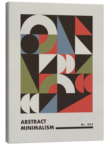 Leinwandbild bauhaus abstract - leinwandbild,