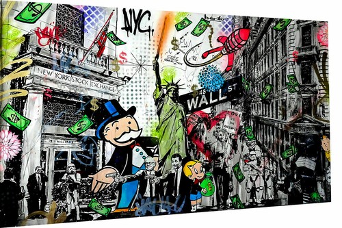 Pop art monopoly figuren - monopoly, nyc