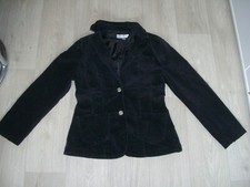 AMISU Damen Jacke Größe 36 schwarz Wildlederimitat