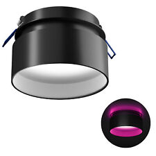 Sudara Einbauspot LED schwarz indirektes Licht mit WLAN LED RGB dimmbar 5W 230V