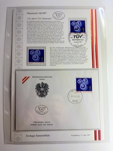 österreich 1997 ersttagsbrief - Österreich,