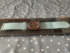 Uhr Der Marke S.T.A.M.P.S. Bunt Mit Hellblauen Armband