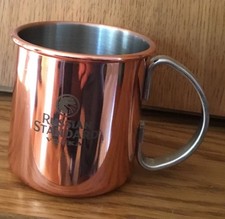 Russian Standard Vodka Kupferbecher 0,3l Glas Henkel