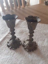 Kerzenleuchter • antik • Messing • 2 Stück - gebraucht aus Nachlass, Höhe 10 cm