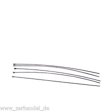 100 Stahlschlaufen ohne Öse 180mm für Sicherungsetiketten Warensicherung Lanyard