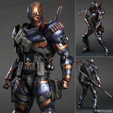 Play Arts Kai DC Batman: Arkham Origins Deathstroke PVC Action Figur Boxed