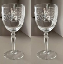 2 Süßweinglas Portweinglas Cristal d'Arques LEONARDO DAMPIERRE, H14,5 cm, Ø6 cm