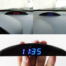Neue 12V Digital LED Alarm Auto Elektronische Auto Uhr Voltmeter Thermometer