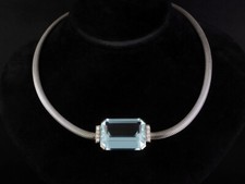 Wertvolles aquamarin brillant - aquamarin,