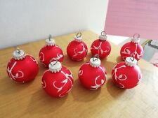 Tischkartenhalter Weihnachtskugel Rot Winter Weihnachten