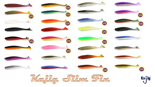 Kajig slim fin gummifisch - slim,