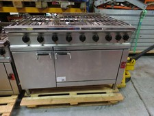 Herd Gasherd SCHÄGRO HGE 120 Gastronomie 6 Flammen Kochstelle Erdgas 27,3kw