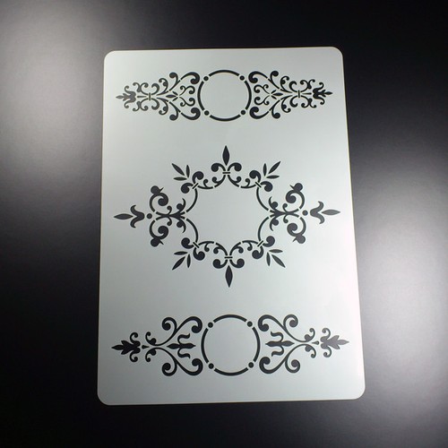 Schablone ornament frame - schablone,