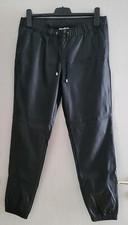 Damen Kunstlederhoe Gr. M Schwarz