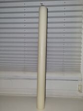 XXL Kaminkerze 50cm x 4cm Altar-Kerze groß weiss elfenbein Kirchenkerze Ceresin