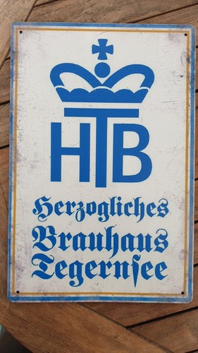 Blechschild herzogliches - blechschild,