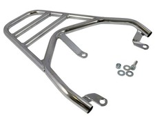 Gepäckträger Chrom, kompatibel für PEUGEOT Kisbee 50ccm 2T 4T Roller Mofa Moped
