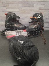 Inline Skates Rollschuhe, Einstellbare Größe 35-38, Unisex,Schutz Ausrüstung