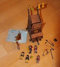 Playmobil Ritter 3887 - Belagerungsturm mit fünf Figuren und Zubehör