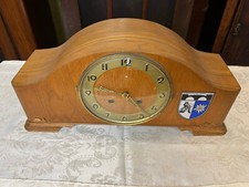 ANTIKE TISCHUHR DEFEKT HOLZ GEHÄUSE