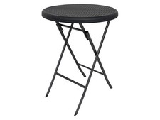 Eurotrail Pavilion Louvre Tisch Rund klappbar wetterfest Beistelltisch Garten