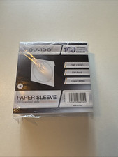 CD Hüllen Aus Papier 100 Stück, Weiß 