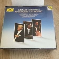 Schumann - 4 Sinfonien/Klavier & Cellokonzert. Bernstein, Frantz, Maisky. 3 CDs