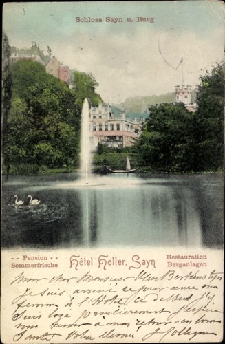Sayn bendorf rhein - sayn, am