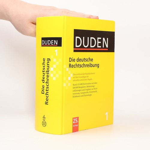Duden die deutsche - duden, 1.