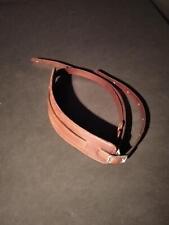 Leder Gitarrengurt Einfarbig