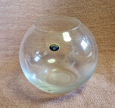 BOHEMIA Glas Glasvase Blumenvase Kugelvase Tischvase