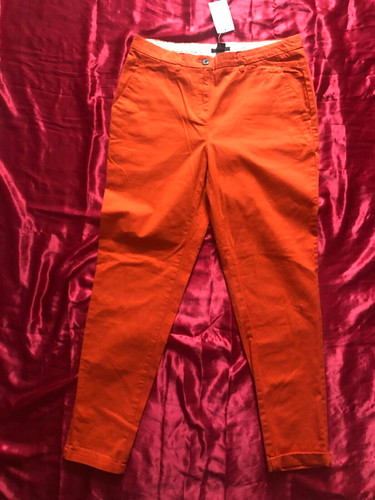 Damen hose orange damenhose - orange,